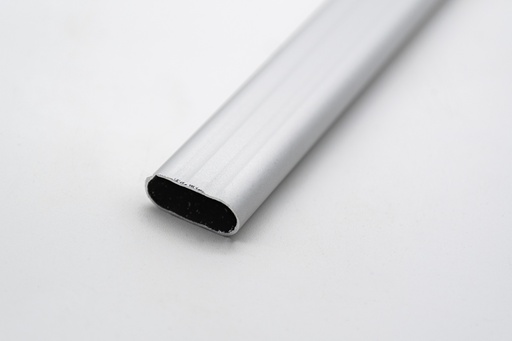 [HB5015] CAÑO OVAL ALUMINIO (3MTS) (HB5015)